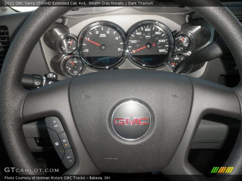 Stealth Gray Metallic / Dark Titanium 2012 GMC Sierra 2500HD Extended Cab 4x4