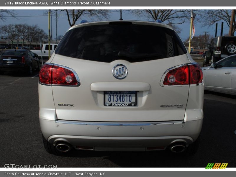White Diamond Tricoat / Cashmere 2012 Buick Enclave AWD