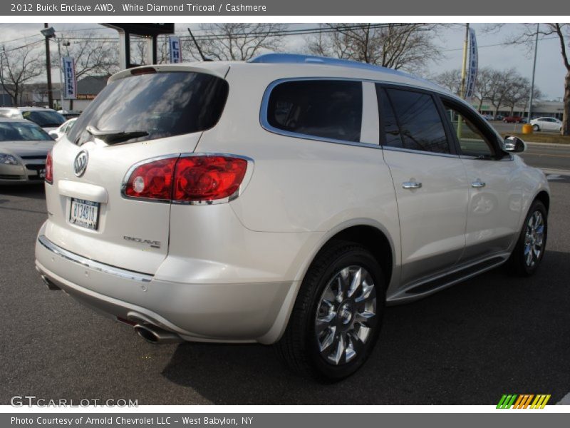 White Diamond Tricoat / Cashmere 2012 Buick Enclave AWD