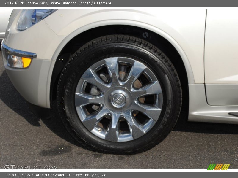 White Diamond Tricoat / Cashmere 2012 Buick Enclave AWD