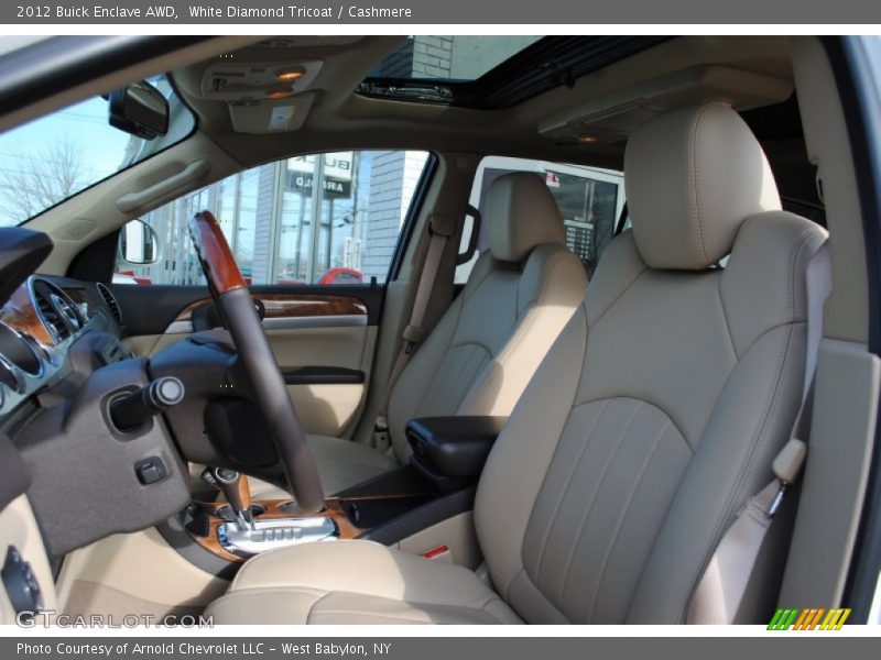 White Diamond Tricoat / Cashmere 2012 Buick Enclave AWD