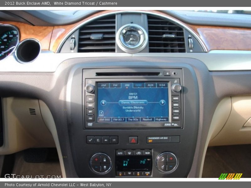 White Diamond Tricoat / Cashmere 2012 Buick Enclave AWD