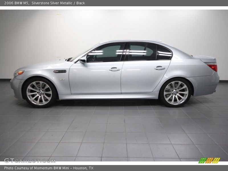 Silverstone Silver Metallic / Black 2006 BMW M5