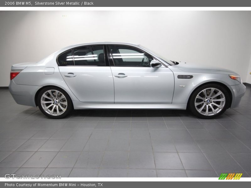 Silverstone Silver Metallic / Black 2006 BMW M5