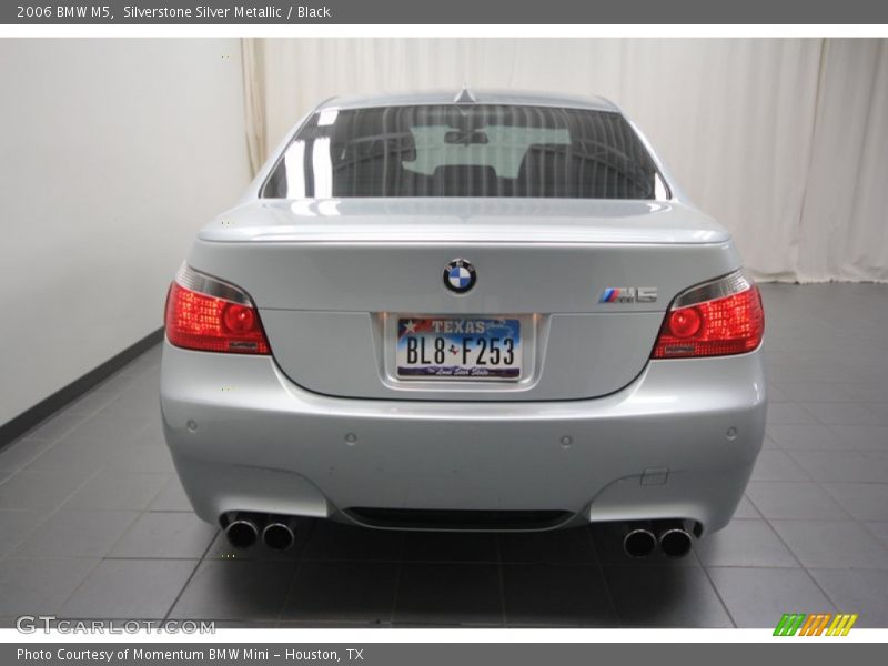 Silverstone Silver Metallic / Black 2006 BMW M5