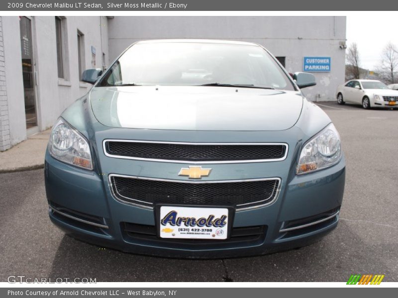 Silver Moss Metallic / Ebony 2009 Chevrolet Malibu LT Sedan