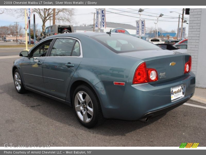 Silver Moss Metallic / Ebony 2009 Chevrolet Malibu LT Sedan