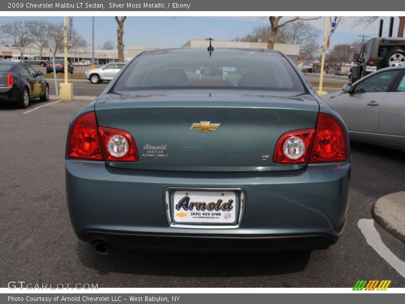 Silver Moss Metallic / Ebony 2009 Chevrolet Malibu LT Sedan