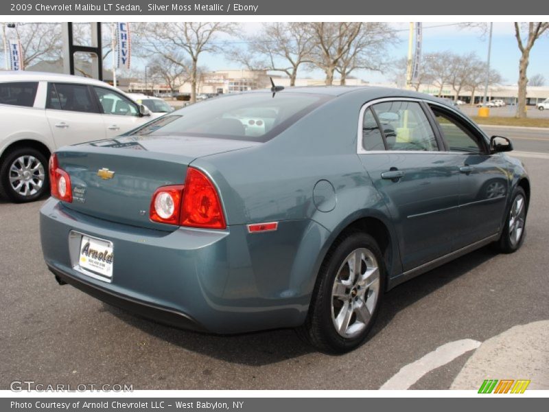 Silver Moss Metallic / Ebony 2009 Chevrolet Malibu LT Sedan