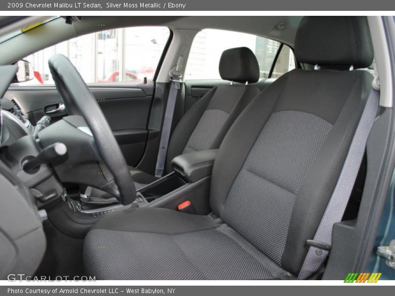 Silver Moss Metallic / Ebony 2009 Chevrolet Malibu LT Sedan