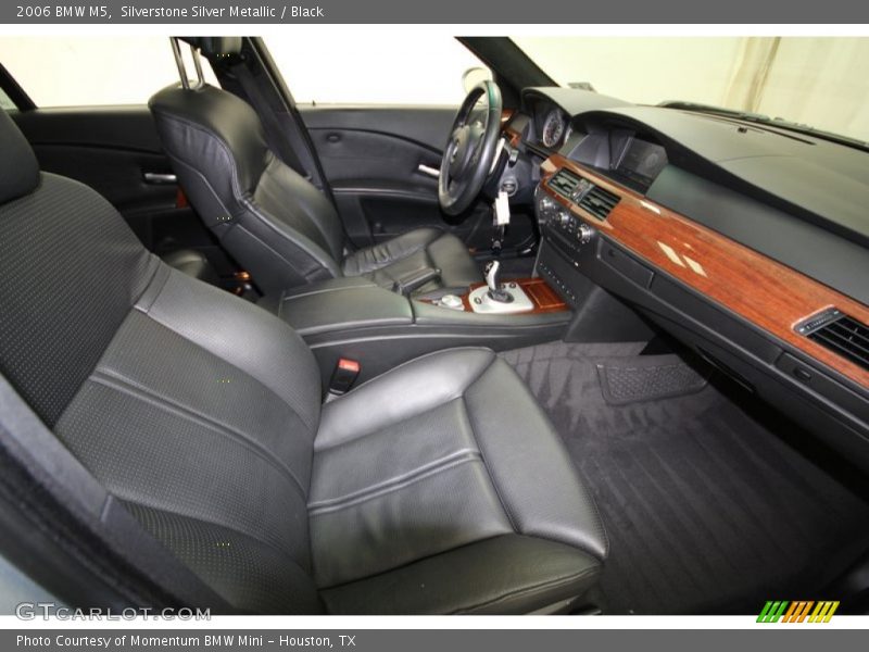 Silverstone Silver Metallic / Black 2006 BMW M5