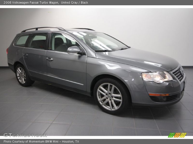 United Gray / Black 2008 Volkswagen Passat Turbo Wagon