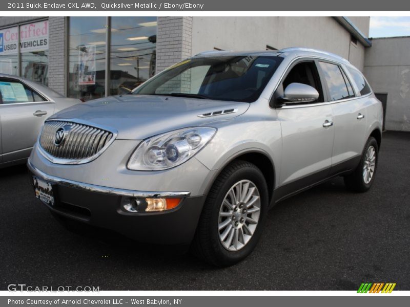 Quicksilver Metallic / Ebony/Ebony 2011 Buick Enclave CXL AWD