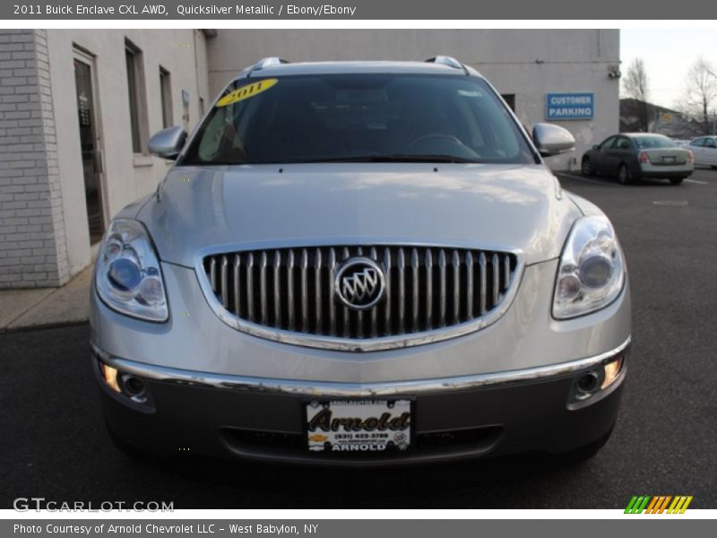 Quicksilver Metallic / Ebony/Ebony 2011 Buick Enclave CXL AWD