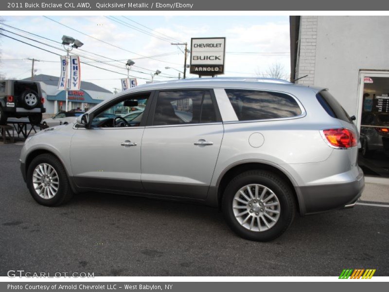 Quicksilver Metallic / Ebony/Ebony 2011 Buick Enclave CXL AWD