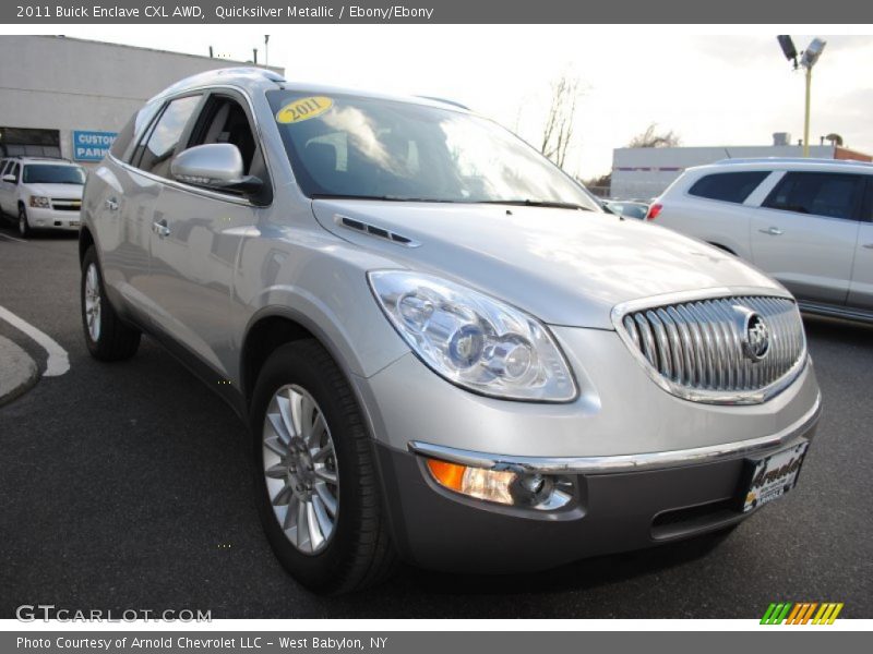 Quicksilver Metallic / Ebony/Ebony 2011 Buick Enclave CXL AWD