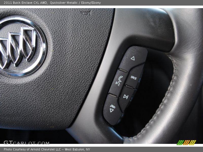 Quicksilver Metallic / Ebony/Ebony 2011 Buick Enclave CXL AWD