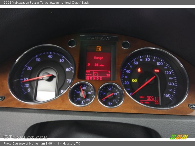 United Gray / Black 2008 Volkswagen Passat Turbo Wagon