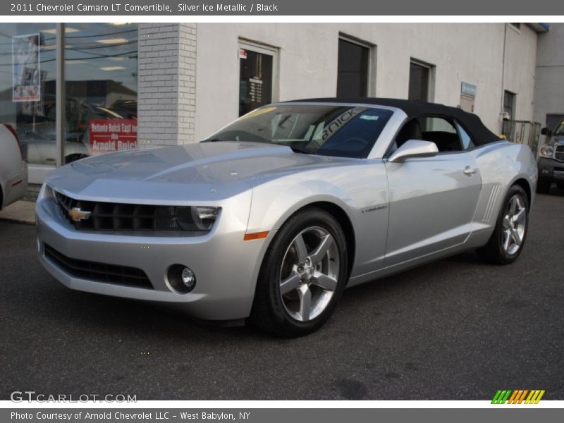 Silver Ice Metallic / Black 2011 Chevrolet Camaro LT Convertible