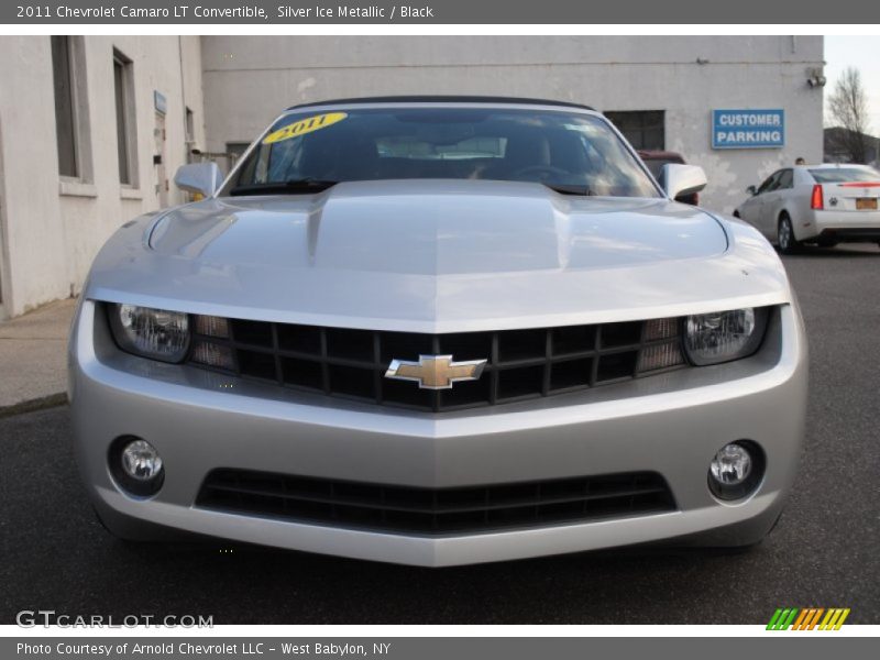 Silver Ice Metallic / Black 2011 Chevrolet Camaro LT Convertible