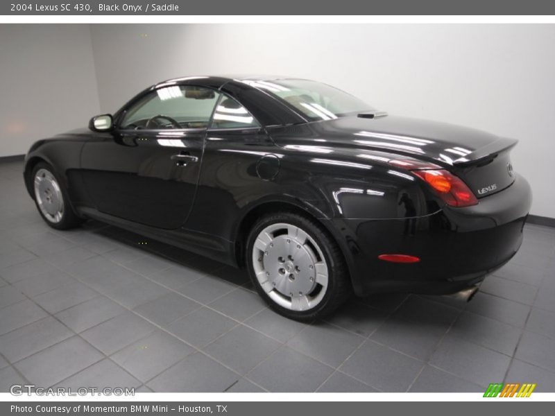 Black Onyx / Saddle 2004 Lexus SC 430