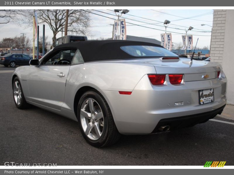 Silver Ice Metallic / Black 2011 Chevrolet Camaro LT Convertible