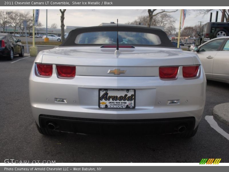 Silver Ice Metallic / Black 2011 Chevrolet Camaro LT Convertible