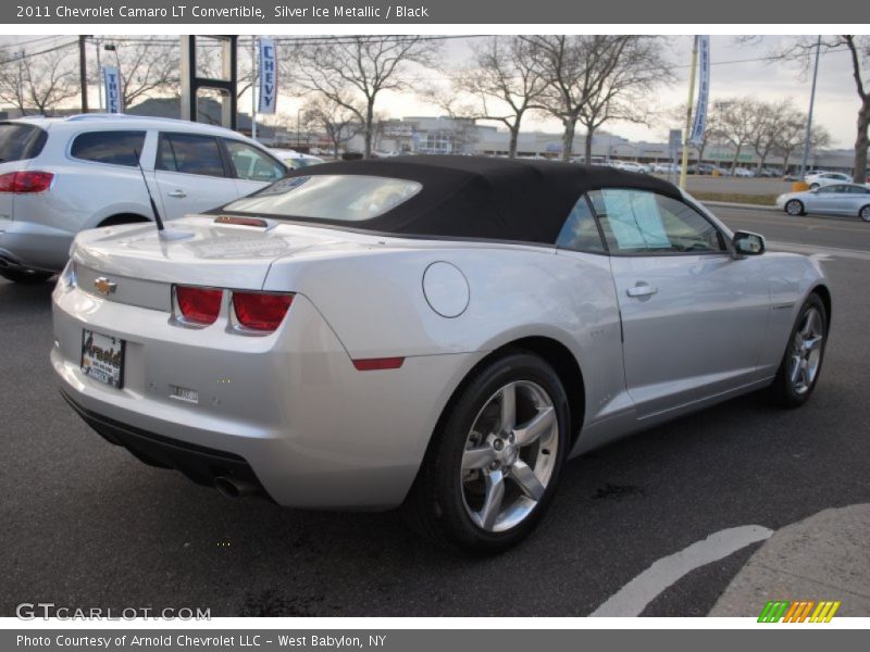 Silver Ice Metallic / Black 2011 Chevrolet Camaro LT Convertible