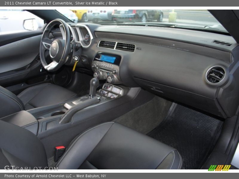 Silver Ice Metallic / Black 2011 Chevrolet Camaro LT Convertible