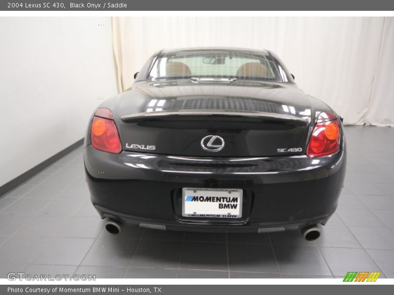 Black Onyx / Saddle 2004 Lexus SC 430