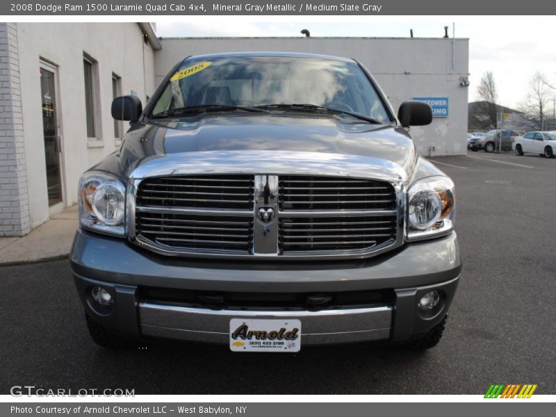 Mineral Gray Metallic / Medium Slate Gray 2008 Dodge Ram 1500 Laramie Quad Cab 4x4