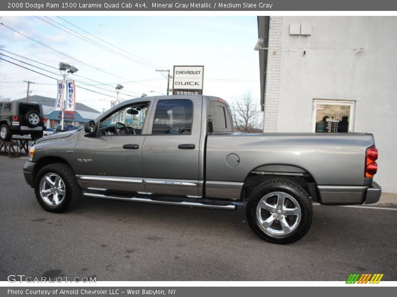 Mineral Gray Metallic / Medium Slate Gray 2008 Dodge Ram 1500 Laramie Quad Cab 4x4