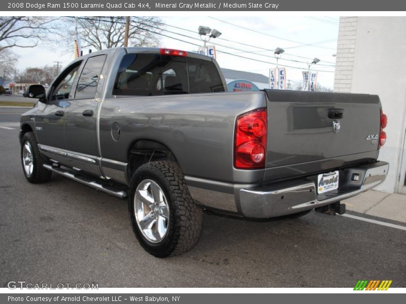 Mineral Gray Metallic / Medium Slate Gray 2008 Dodge Ram 1500 Laramie Quad Cab 4x4