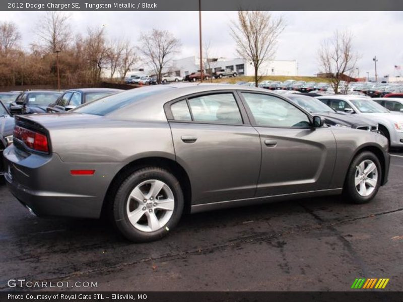 Tungsten Metallic / Black 2012 Dodge Charger SE