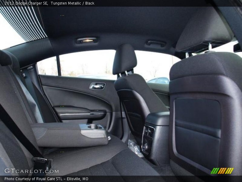 Tungsten Metallic / Black 2012 Dodge Charger SE