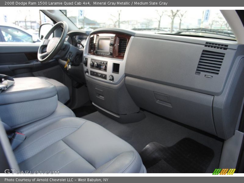 Mineral Gray Metallic / Medium Slate Gray 2008 Dodge Ram 1500 Laramie Quad Cab 4x4