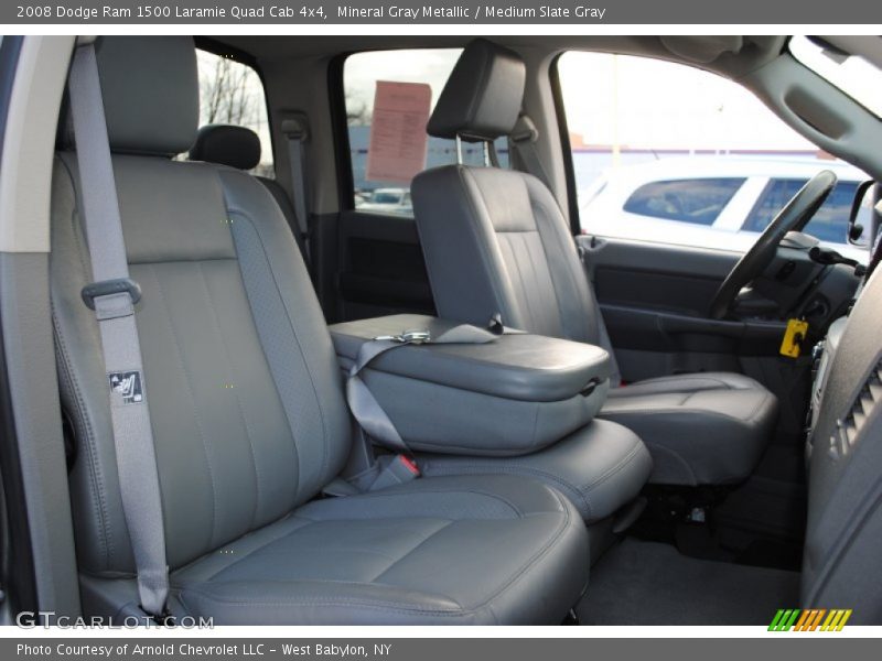 Mineral Gray Metallic / Medium Slate Gray 2008 Dodge Ram 1500 Laramie Quad Cab 4x4