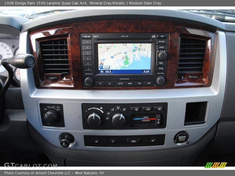 Mineral Gray Metallic / Medium Slate Gray 2008 Dodge Ram 1500 Laramie Quad Cab 4x4
