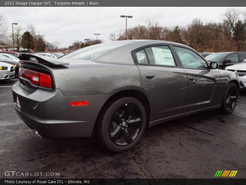 Tungsten Metallic / Black 2012 Dodge Charger SXT
