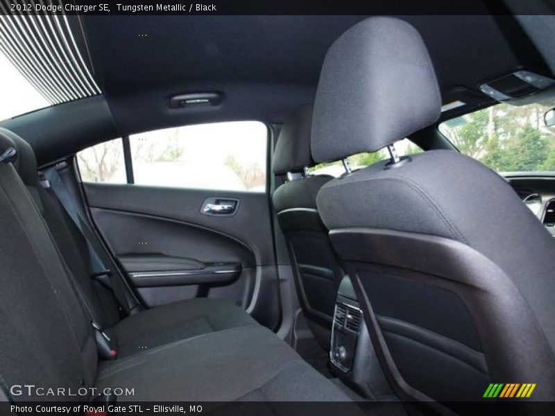Tungsten Metallic / Black 2012 Dodge Charger SE