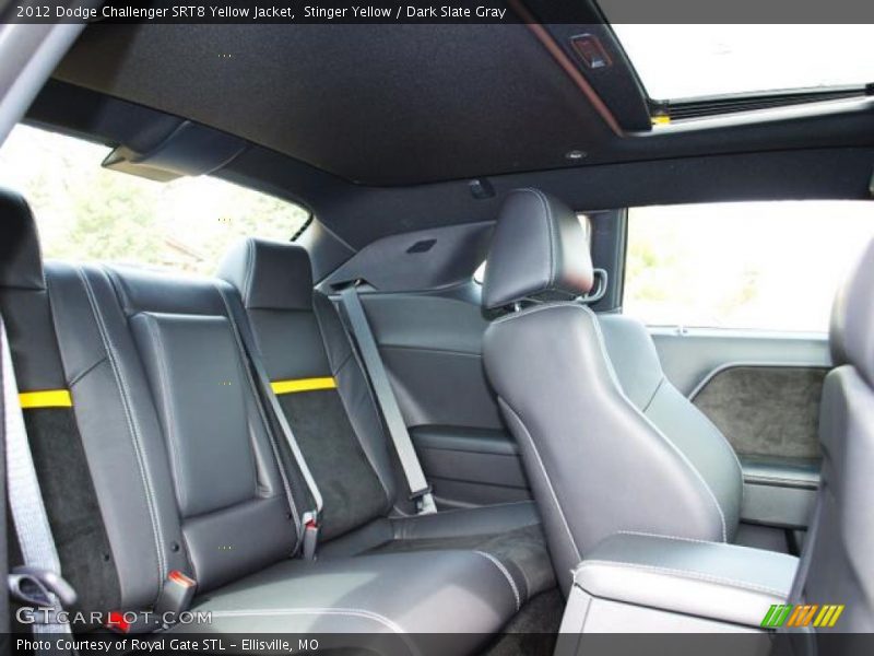 Stinger Yellow / Dark Slate Gray 2012 Dodge Challenger SRT8 Yellow Jacket
