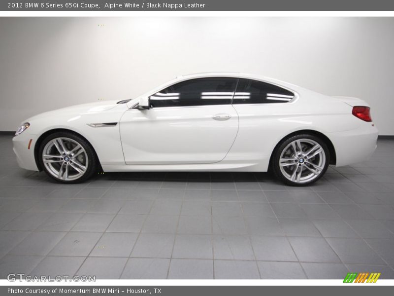  2012 6 Series 650i Coupe Alpine White