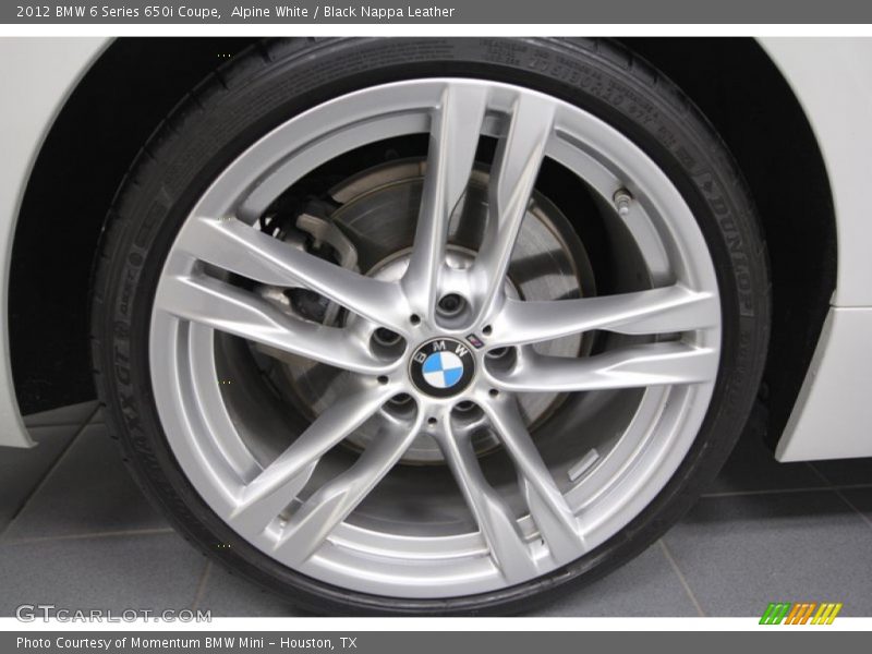 Alpine White / Black Nappa Leather 2012 BMW 6 Series 650i Coupe