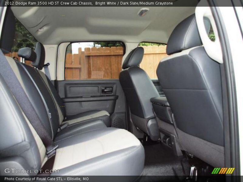 Bright White / Dark Slate/Medium Graystone 2012 Dodge Ram 3500 HD ST Crew Cab Chassis