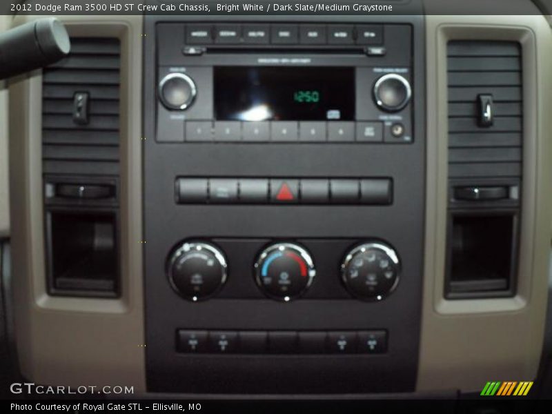 Bright White / Dark Slate/Medium Graystone 2012 Dodge Ram 3500 HD ST Crew Cab Chassis