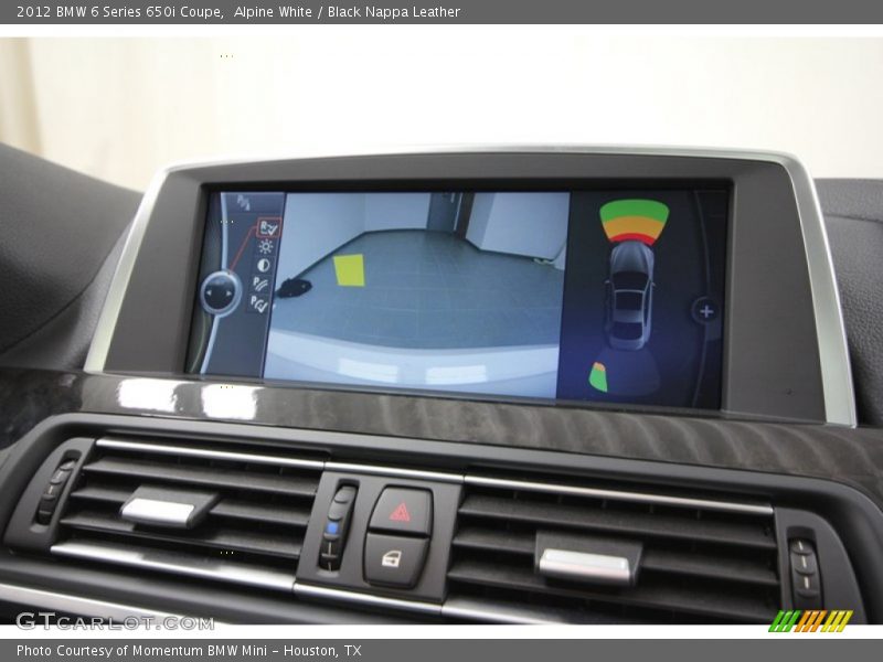 Alpine White / Black Nappa Leather 2012 BMW 6 Series 650i Coupe