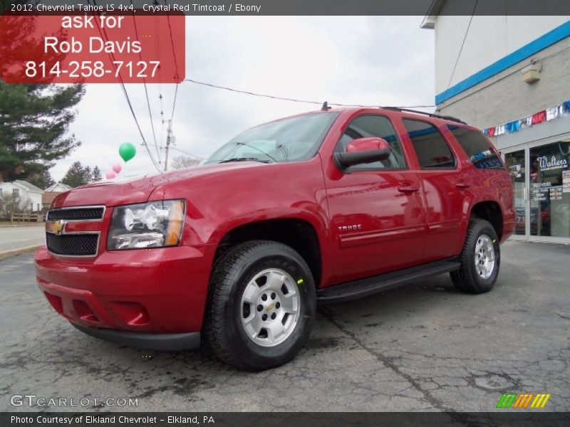 Crystal Red Tintcoat / Ebony 2012 Chevrolet Tahoe LS 4x4