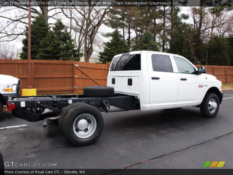 Bright White / Dark Slate/Medium Graystone 2012 Dodge Ram 3500 HD ST Crew Cab Chassis
