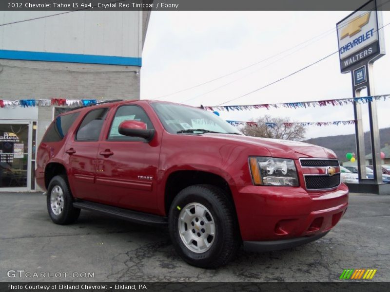 Crystal Red Tintcoat / Ebony 2012 Chevrolet Tahoe LS 4x4