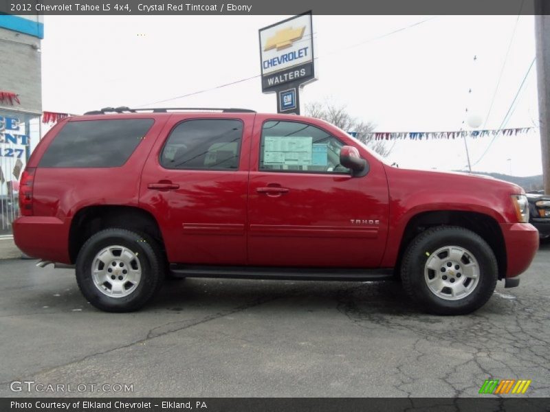 Crystal Red Tintcoat / Ebony 2012 Chevrolet Tahoe LS 4x4